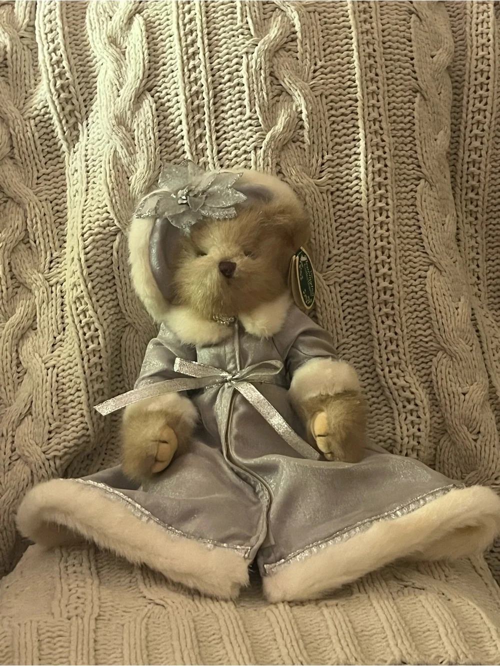 The Bearington Collection Cecilia #1102 Plush Girl Jointed Bear Excellent
